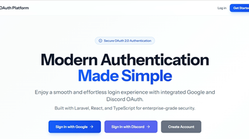 OAuth Login System Demo